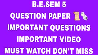 QUESTION PAPER BA SEM 5 IMPORTANT QUESTIONS [upl. by Xylina]