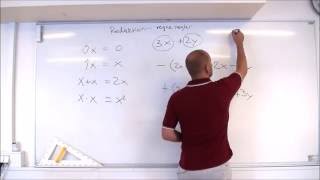 Reduktion regneregler  Matematik FED [upl. by Pack]