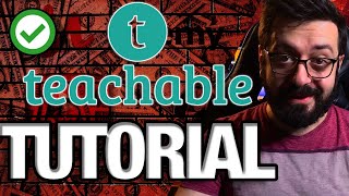 Step By Step Teachable Tutorial  How to Upload a Course on Teachable [upl. by Yevad]