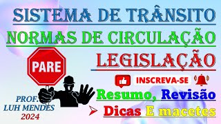 REVISÃO LEGISLAÇÃO RESUMO 24 aula completa detran dicas ctb cfc cnh revisao dicas macetes [upl. by Ettezzil823]