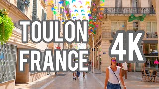 Toulon 4K Walking Tour France [upl. by Sybila365]