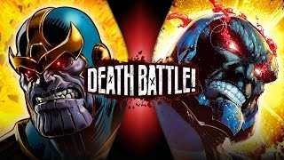 Thanos VS Darkseid Marvel VS DC  DEATH BATTLE [upl. by Yniffit]