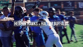 Hebron Hawks vs Haltom Buffalos  FOOTBALL HIGHLIGHTS [upl. by Aniaj6]