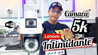 ESTO ES SEGURIDAD Cámara Dual Lente 5K Lenovo X6T Wifi [upl. by Annahvas880]