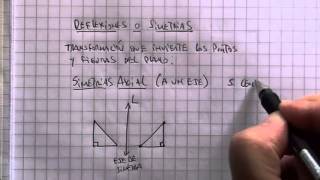Transformaciones isométricas 06 Traslación Simetria Rotación [upl. by Bradlee]