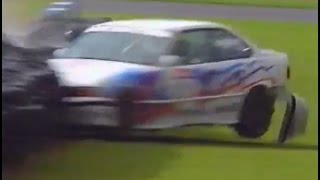 BTCC Donington 1992 Sugden crashes [upl. by Killoran]