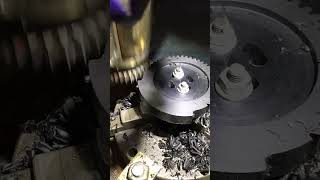 CNC gear hobbing machine customized processing of fan shaped gearsfanshaped gears worm [upl. by Namrehs]