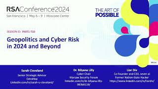 Geopolitics and Cyber Risk in 2024 and Beyond [upl. by Ireg947]