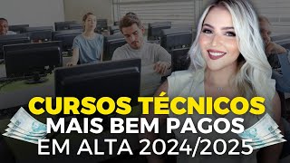 🔝 TOP 10 CURSOS TÉCNICOS em ALTA para 2024  2025  SALÁRIO ALTO  Mari Rel [upl. by Sontag147]