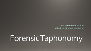 Forensic Taphonomy [upl. by Burgwell499]