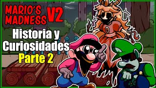 Marios Mandness V2 Parte 2 Historia y Curiosidades FNF Mods B Yelion [upl. by Ruthe]