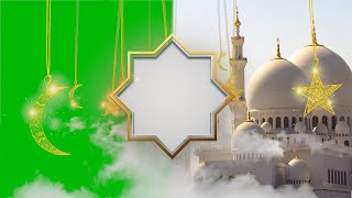 Free Best Ramadan 2023 green screen  Islamic green screen amp black screen  green screen effect [upl. by Paviour]