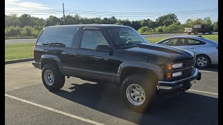 1993 Chevy Blazer Gets New LED Headlights [upl. by Older]