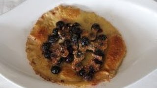 Heidelbeerpfannkuchen Rezept vegan und klassisch  Der Bio Koch 86 [upl. by Janie171]