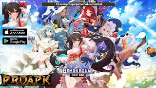 Demon Squad Gameplay Android  iOS Official Launch [upl. by Enoj]