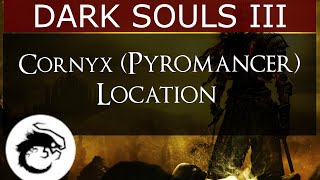 Dark Souls 3  Cornyx of the Great Swamp Pyromancer NPC Location [upl. by Namhar]