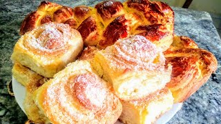 PÃO DOCE FAÇA ROSCAS E FATIAS HÚNGARASMASSA CORINGA MARAVILHOSA [upl. by Lil]