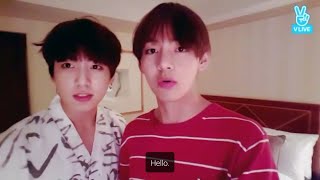 Eng Sub BTS V amp Jungkook Live in Osaka from 2016 [upl. by Eecal211]