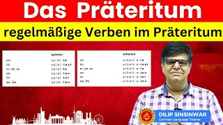 Regelmäßige Verben im Präteritum Regular Verbs in part tense  German for beginners A2 [upl. by Cornelle876]