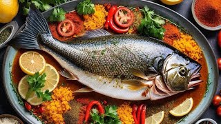 BONELESS FISH PEPPER FRY  Giant Trevally Fish Cutting amp Cooking  Easy and Simple Fish Fry Recipe 🦈 [upl. by Rumney]