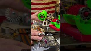 EDF Turbojet finally balancing out edf turbojet electric turbine update fyp shorts diy [upl. by Zavala663]