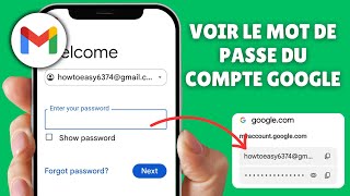 Comment retrouver le mot de passe Gmail oublié  comment trouver le mot de passe dun compte google [upl. by Ly]