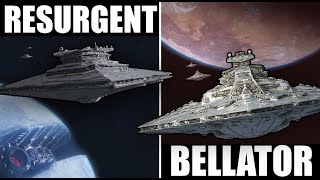 BELLATOR vs RESURGENT Star Destroyer  Star Wars Starship Versus [upl. by Occer]