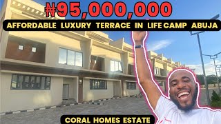 ₦‎95000000 Terrace Duplex For Sale In Abuja  Coral Homes LifeCamp  House In Abuja For Sale [upl. by Irmine]