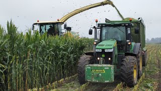 🔥Oporowe Koszenie Kukurydzy 2023🔥GR KIERZEK🔥NOWY NABYTEK🔥John Deere Fendt Krone Claas🔥 [upl. by Odnanreh]