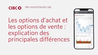 Les options d’achat et les options de vente  explication des principales différences [upl. by Eihtak]