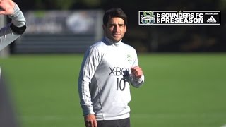 Nicolas Lodeiro returns to training for first time in 2017 [upl. by Aivon]