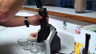 Yonanas Banana Soft Serve Ice Cream Maker Review [upl. by Ttelrahc]