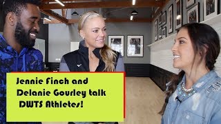 Jennie Finch Talks DWTS with Delanie Gourley [upl. by Eolcin]