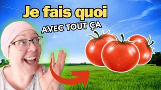 Toutes les recettes faites maison avec les tomates du jardin  idées mealprep food jardin [upl. by Barolet565]