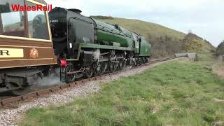 Eddystone 34028 Swanage Victorian Gala 22nd March 2024 [upl. by Ruffina]