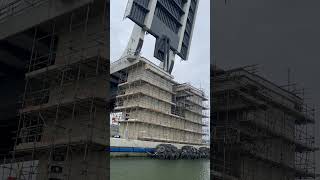 Gull wing bridge Lowestoft sail through sailing harbour yacht Please subscribe 👍🏴‍☠️ [upl. by Atlanta]