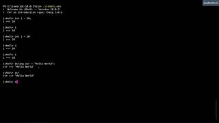 JShell Basics 03  Declaring and using variables [upl. by Atikat]