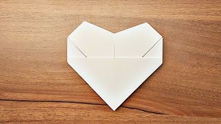 How to make a paper heart ║ Paano gumawa ng puso o heart na gawa sa papel [upl. by Heyman]