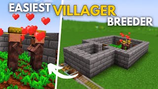 The EASIEST Infinite Villager Breeder In Minecraft 120 [upl. by Lebbie]