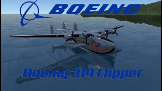 Simpleplanes Cruise Ship in the sky  Boeing 314 Clipper [upl. by Ahsinroc698]