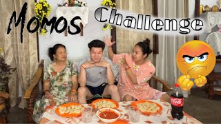 Momo Challenge With My Family 🥟  Recipe   Alisha Thapa [upl. by Tresa]