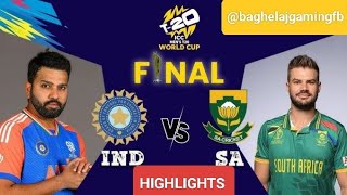 ICC T20 World Cup 2024  India vs South Africa Full Highlights 2024 IND VS SA FINAL 2024 Highlight [upl. by Eitsud998]