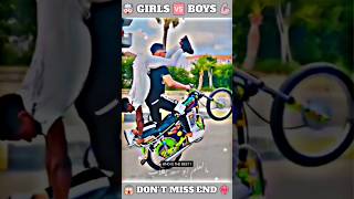 Girl vs boy bike riding 😲💪 bikergirl bikestunt motovlog shorts zx10r [upl. by Suiraj]