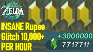 INSANE Zelda Tears of the Kingdom Rupee farm glitch 10000 PER HOUR money farm [upl. by Carney]