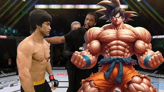 UFC 4  Bruce Lee vs Gokuu Son EA Sports UFC 4 [upl. by Yemrej]