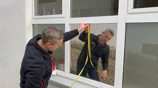 MöbelfolienShopde  Vermessung von Fensterscheiben bei den Sonnenschutzfolien [upl. by Hubing]