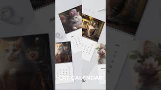 Cat Calendar Shabby Chic Calendar 2025 Calendar Gift Giving Idea [upl. by Eltsryk847]