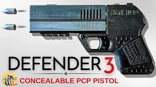 DEFENDER 3 • CONCEALABLE PCP Air Pistol [upl. by Pollux]