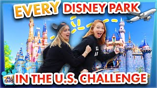 EVERY Disney Theme Park in the US in ONE DAY  Disney World to Disneyland 6 Parks Challenge [upl. by Eiramyelhsa149]