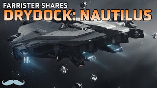 Drydock Nautilus Class Minelayer  Star Citizen 4K [upl. by Fowkes]